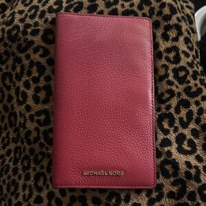 Michael Kors Burgundy Leather Wallet